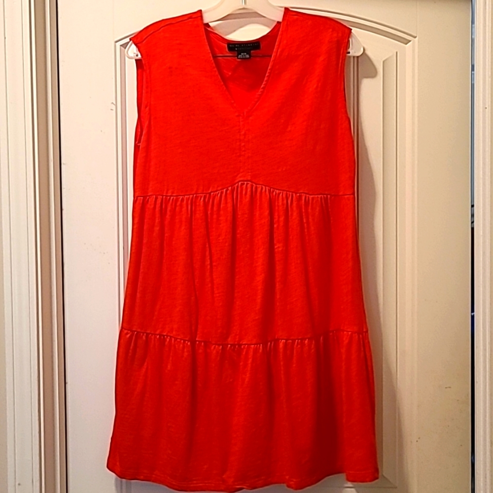 Social Standard by sanctuary, size small, reddish orange above the knee dress.
